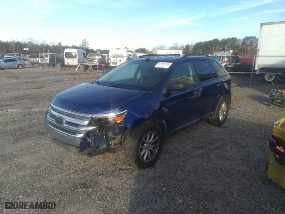 2013 Ford Edge SE with VIN 2FMDK3GC5DBB35312, listed as a IAAI auction lot 41597125 with 80,393 mi miles. Bid and sale history available at carsss.com. Image 2.