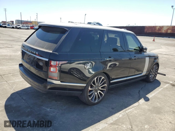 2014 Land Rover Range Rover Supercharged Autobiography with VIN SALGV2TF5EA178752, listed as a Copart auction lot 52749225 with 54,624 mi miles and Clean Title. Bid and sale history available at carsss.com. Image 3.