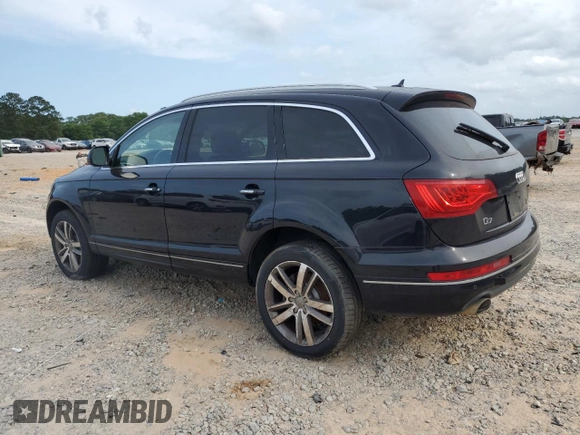 2014 Audi Q7 Premium Plus with VIN WA1LMBFE9ED010441, listed as a Copart auction lot 54121675 with 228,747 mi miles and Clean title. Bid and sale history available at DreamBid. Image 2.