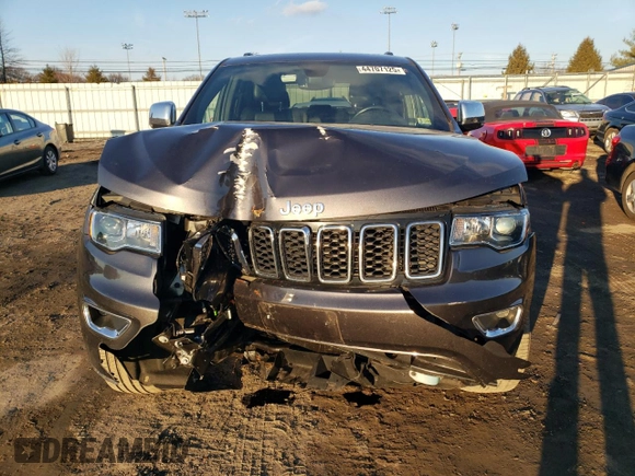 2021 Jeep Grand Cherokee 80th Anniversary with VIN 1C4RJFBG4MC817381, listed as a Copart auction lot 44707125 with 34,516 mi miles and Salvage Title. Bid and sale history available at carsss.com. Image 5.