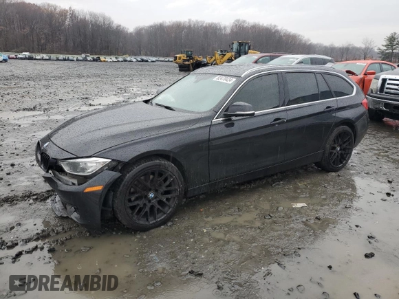 2014 BMW 3 Series 328d xDrive with VIN WBA3K5C59EKT33057, listed as a Copart auction lot 82470424 with 157,288 mi miles and Salvage title. Bid and sale history available at DreamBid. Image 1.