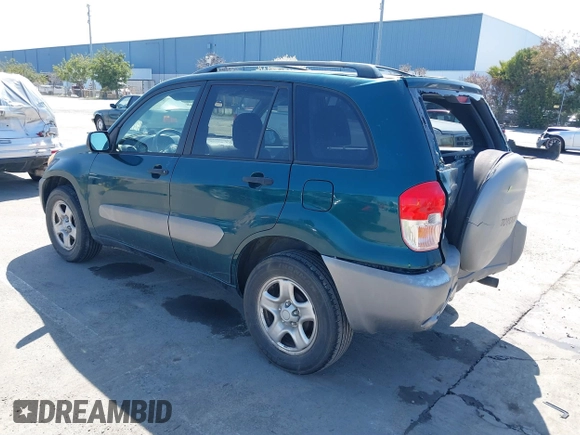 2003 Toyota RAV4 with VIN JTEGH20V936014264, listed as a IAAI auction lot 41845767 with 142,137 mi miles. Bid and sale history available at carsss.com. Image 3.