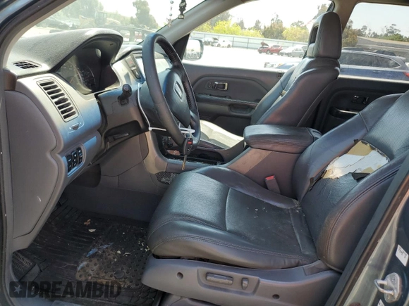 2005 Honda Pilot EX-L z VIN 2HKYF18725H540033, wystawiony jako Copart lot #55355935 z przebiegiem 249 427 mil mil oraz Czysty tytuł • Clean title. Historia ofert i sprzedaży dostępna na DreamBid. Obrazek 7.