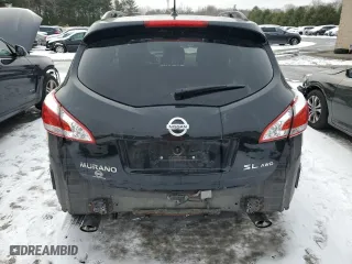 2012 Nissan Murano LE with VIN JN8AZ1MWXCW202607, listed as a Copart auction lot 43558685 with 143,880 mi miles and Salvage Title. Bid and sale history available at carsss.com. Image 6.