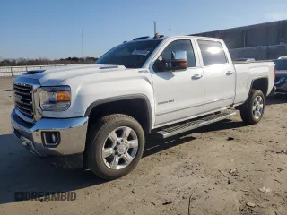 2017 GMC Sierra 2500HD SLT with VIN 1GT12TEY2HF139067, listed as a Copart auction lot 43919285 with 56,169 mi miles and Salvage Title. Bid and sale history available at carsss.com. Image 1.