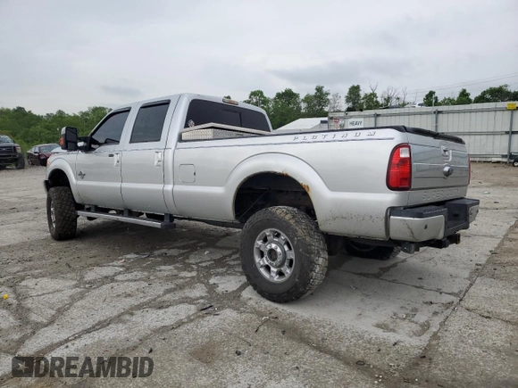 2014 Ford F-350 XLT with VIN 1FT8W3BTXEEA83246, listed as a Copart auction lot 56888075 with 188,928 mi miles and Salvage title. Bid and sale history available at DreamBid. Image 2.