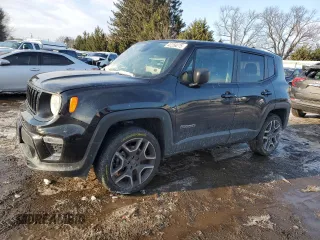 2021 Jeep Renegade Jeepster z VIN ZACNJDAB9MPM49748, wystawiony jako Copart lot #42256275 z przebiegiem Nie podano mil oraz Szkoda całkowita • Salvage title. Historia ofert i sprzedaży dostępna na DreamBid. Obrazek 1.