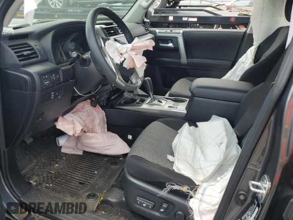 2023 Toyota 4Runner SR5 with VIN JTEEU5JR9P5286816, listed as a Copart auction lot 55596685 with Not provided miles and Salvage title. Bid and sale history available at DreamBid. Image 7.