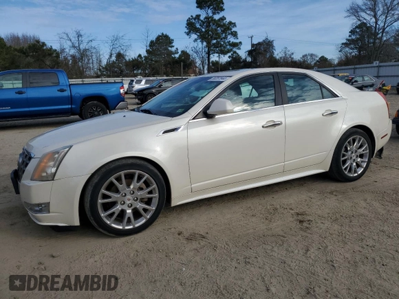 2013 Cadillac CTS Premium with VIN 1G6DP5E38D0174839, listed as a Copart auction lot 86357044 with 147,473 mi miles and Salvage Title. Bid and sale history available at DreamBid. Image 1.
