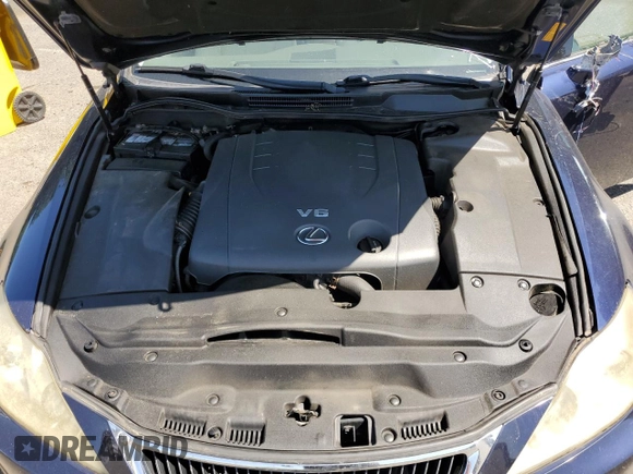 2011 Lexus IS 250 with VIN JTHCF5C20B5047491, listed as a Copart auction lot 61345255 with 118,407 mi miles and Salvage title. Bid and sale history available at DreamBid. Image 11.