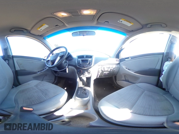 2015 Hyundai Accent GLS with VIN KMHCT4AE5FU821632, listed as a Copart auction lot 51219595 with 67,365 mi miles and Salvage Title. Bid and sale history available at carsss.com. Image 12.
