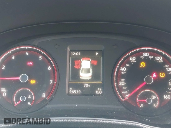 2020 Volkswagen Passat SE with VIN 1VWSA7A33LC009556, listed as a IAAI auction lot 40989431 with 96,540 mi miles and . Bid and sale history available at DreamBid. Image 7.