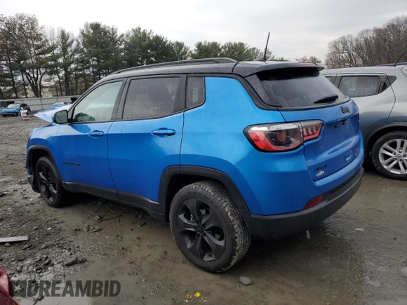2021 Jeep Compass Altitude with VIN 3C4NJDBB7MT546733, listed as a Copart auction lot 46891965 with 65,085 mi miles and Salvage title. Bid and sale history available at DreamBid. Image 2.
