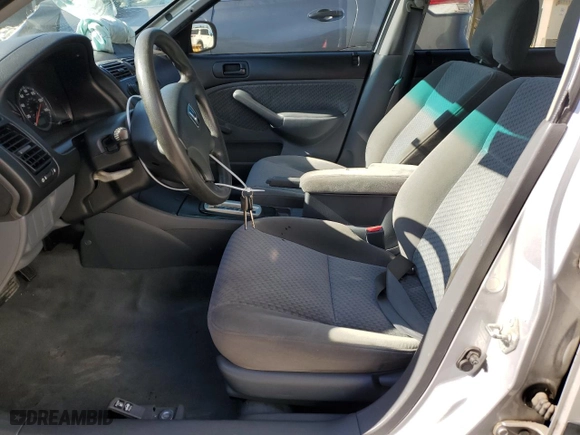 2004 Honda Civic VP with VIN 2HGES16384H614580, listed as a Copart auction lot 48458555 with 197,849 mi miles and Salvage Title. Bid and sale history available at carsss.com. Image 7.