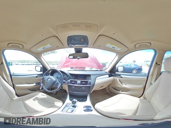 2014 BMW X3 xDrive28i with VIN 5UXWX9C54E0D23221, listed as a Copart auction lot 55412975 with 139,813 mi miles and Salvage Title. Bid and sale history available at DreamBid. Image 15.