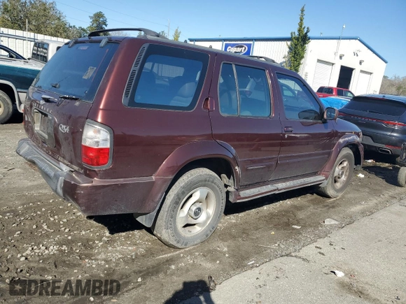 1997 Infiniti QX4 z VIN JNRAR05Y4VW015288, wystawiony jako Copart lot #48034505 z przebiegiem 289 030 mil mil oraz Szkoda całkowita • Salvage title. Historia ofert i sprzedaży dostępna na DreamBid. Obrazek 3.