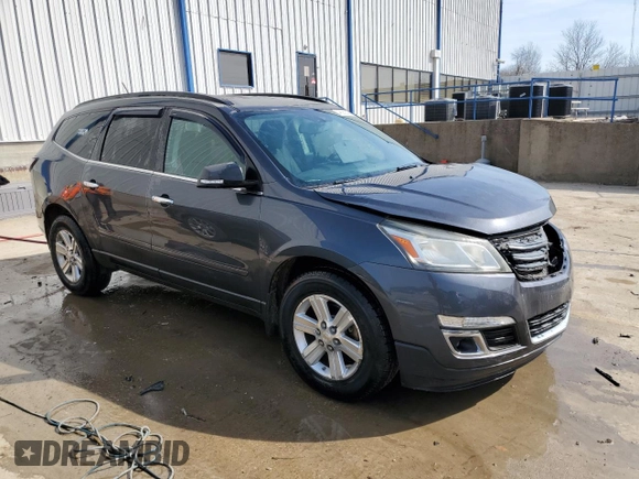 2013 Chevrolet Traverse LT with VIN 1GNKVGKD7DJ164453, listed as a Copart auction lot 48589395 with 222,156 mi miles and Non Repairable. Bid and sale history available at DreamBid. Image 4.