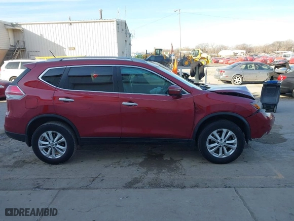 2015 Nissan Rogue SV with VIN 5N1AT2MV3FC899176, listed as a IAAI auction lot 41541885 with 78398 miles. Bid and sale history available at carsss.com. Image 14.