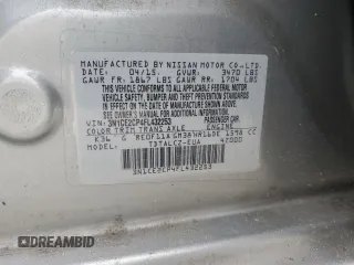 2015 Nissan Note SV z VIN 3N1CE2CP4FL432253, wystawiony jako Copart lot #54423805 z przebiegiem 125 973 mil mil oraz Szkoda całkowita • Salvage title. Historia ofert i sprzedaży dostępna na DreamBid. Obrazek 12.