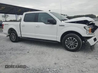 2020 Ford F-150 XL with VIN 1FTEW1CPXLKE54719, listed as a Copart auction lot 71089514 with 53,887 mi miles and Salvage Title. Bid and sale history available at carsss.com. Image 4.