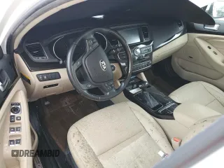 2014 Kia Cadenza Premium with VIN KNALN4D77E5145038, listed as a Copart auction lot 75134194 with 0 mi miles and Salvage Title. Bid and sale history available at carsss.com. Image 8.