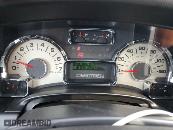 2008 Ford Expedition EL Limited with VIN 1FMFK20588LA66006, listed as a Copart auction lot 47443255 with 210,054 mi miles and Salvage Title. Bid and sale history available at carsss.com. Image 9.