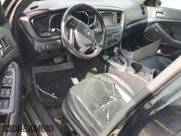 2013 Kia Optima SX с VIN 5XXGR4A62DG113547, выставлен на аукционе Copart как лот 58620955 с пробегом Не указан миль и Списание • Salvage title. История ставок и продаж доступна на DreamBid. Изображение 8.
