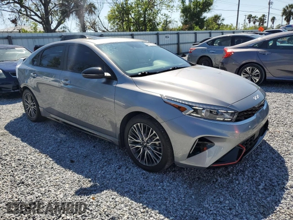 2023 Kia Forte GT-Line with VIN 3KPF54ADXPE628489, listed as a Copart auction lot 49471905 with 35,055 mi miles and Salvage Title. Bid and sale history available at carsss.com. Image 4.