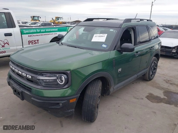 2023 Ford Bronco Sport Big Bend with VIN 3FMCR9B69PRE13453, listed as a IAAI auction lot 41340861 with NaN miles. Bid and sale history available at carsss.com. Image 2.