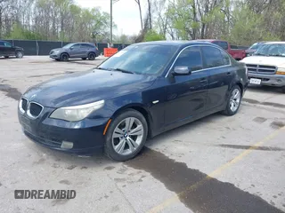 2010 BMW 5 Series 528i with VIN WBANU5C53AC129295, listed as a IAAI auction lot 42004350 with 183,252 mi miles and . Bid and sale history available at carsss.com. Image 2.