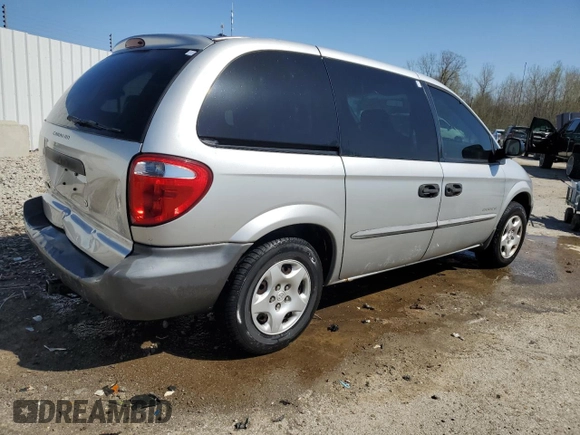 2001 Dodge Caravan SE with VIN 1B4GP25341B160300, listed as a Copart auction lot 52192885 with 107,518 mi miles and Non Repairable. Bid and sale history available at carsss.com. Image 3.