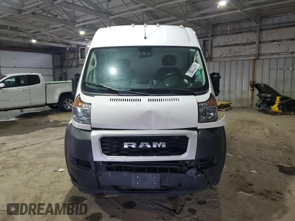 2021 Ram ProMaster Cargo with VIN 3C6LRVBG9ME575955, listed as a Copart auction lot 88149485 with 61,881 mi miles and Salvage Title. Bid and sale history available at carsss.com. Image 5.