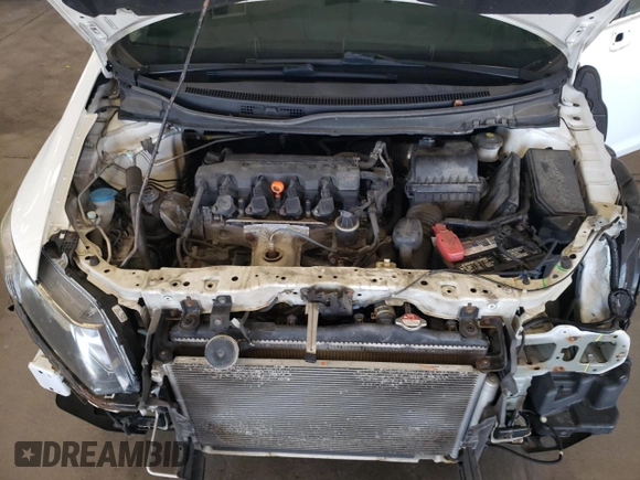 2013 Honda Civic LX with VIN 19XFB2F52DE097346, listed as a Copart auction lot 55396225 with 104,704 mi miles and Salvage Title. Bid and sale history available at DreamBid. Image 11.