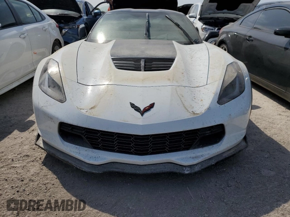 2015 Chevrolet Corvette Z06 2LZ with VIN 1G1YS2D65F5604221, listed as a Copart auction lot 74049024 with 0 mi miles and Salvage Title. Bid and sale history available at carsss.com. Image 5.