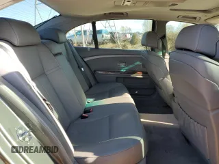 2007 BMW 7 Series 750Li with VIN WBAHN83597DT67408, listed as a Copart auction lot 47984505 with 119,384 mi miles and Clean Title. Bid and sale history available at carsss.com. Image 10.