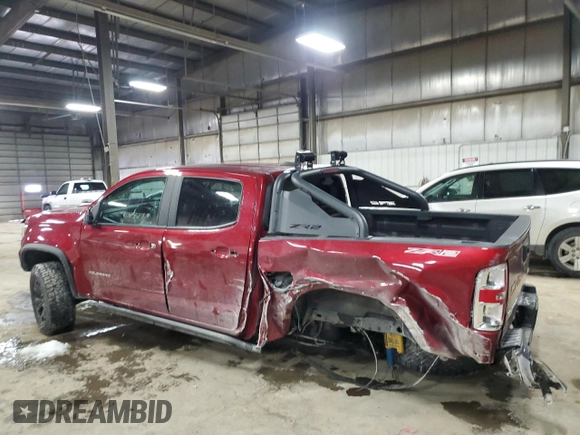 2021 Chevrolet Colorado 4WD ZR2 z VIN 1GCGTEEN1M1112569, wystawiony jako Copart lot #45168895 z przebiegiem 70 775 mil mil oraz Szkoda całkowita • Salvage title. Historia ofert i sprzedaży dostępna na DreamBid. Obrazek 2.