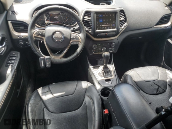 2014 Jeep Cherokee Limited with VIN 1C4PJLDB1EW154245, listed as a Copart auction lot 54428845 with 122,370 mi miles and Salvage Title. Bid and sale history available at DreamBid. Image 8.