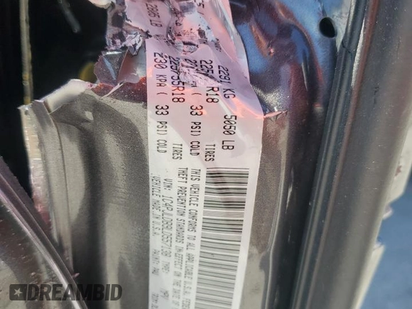 2020 Jeep Cherokee Limited z VIN 1C4PJLDB9LD557138, wystawiony jako Copart lot #57452705 z przebiegiem Nie podano mil oraz Nie do naprawy • Non repairable. Historia ofert i sprzedaży dostępna na DreamBid. Obrazek 13.
