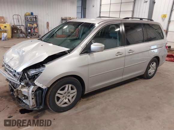 2007 Honda Odyssey EX с VIN 5FNRL384X7B442481, выставлен на аукционе IAAI как лот 41956493 с пробегом 221 997 миль миль и . История ставок и продаж доступна на DreamBid. Изображение 2.
