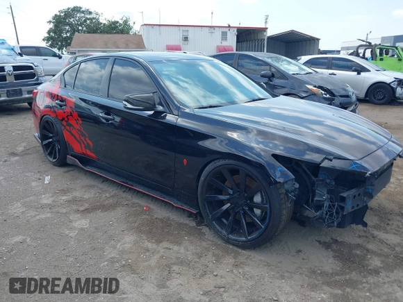 2015 Infiniti Q50 Premium z VIN JN1BV7AR8FM398319, wystawiony jako IAAI lot #42170789 z przebiegiem 86 108 mil mil oraz . Historia ofert i sprzedaży dostępna na DreamBid. Obrazek 1.