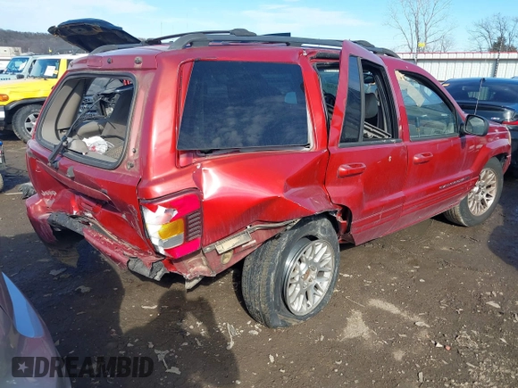 2002 Jeep Grand Cherokee Limited with VIN 1J4GX58S82C228062, listed as a IAAI auction lot 41657705 with 168,991 mi miles and . Bid and sale history available at DreamBid. Image 4.