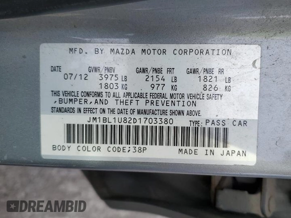 2013 Mazda Mazda3 i Sport with VIN JM1BL1U82D1703380, listed as a Copart auction lot 78431774 with 196,686 mi miles and Salvage Title. Bid and sale history available at carsss.com. Image 14.