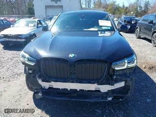 2022 BMW X4 xDrive30i with VIN 5UX33DT01N9K26959, listed as a IAAI auction lot 41835053 with 39,685 mi miles. Bid and sale history available at carsss.com. Image 12.