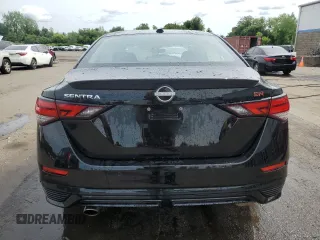 2024 Nissan Sentra SR with VIN 3N1AB8DVXRY351720, listed as a Copart auction lot 58720845 with 6,166 mi miles and Salvage title. Bid and sale history available at DreamBid. Image 6.