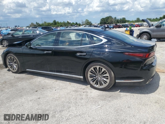 2023 Lexus LS 500 z VIN JTHD51FF7P5018625, wystawiony jako Copart lot #60821404 z przebiegiem 10 775 mil mil oraz Szkoda całkowita • Salvage title. Historia ofert i sprzedaży dostępna na DreamBid. Obrazek 2.