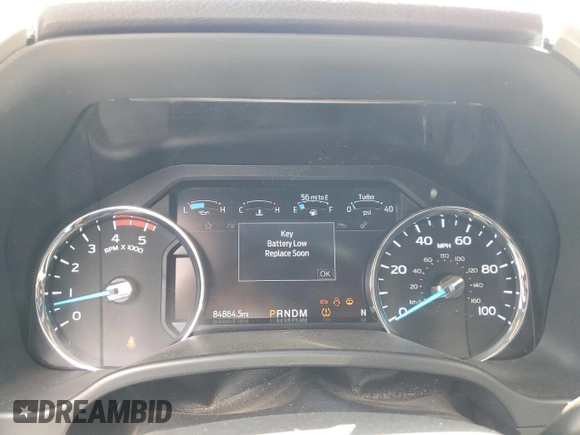 2021 Ford F-350 XL with VIN 1FT8W3BT9MED12756, listed as a Copart auction lot 48030885 with 84,864 mi miles and Salvage Title. Bid and sale history available at DreamBid. Image 9.