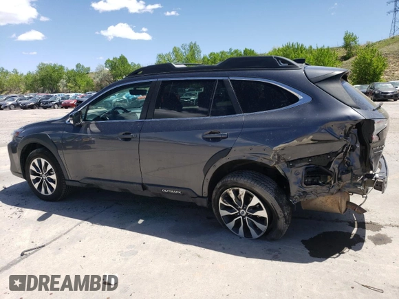 2023 Subaru Outback Limited with VIN 4S4BTANC6P3114873, listed as a Copart auction lot 56017825 with 36,852 mi miles and Salvage title. Bid and sale history available at DreamBid. Image 2.
