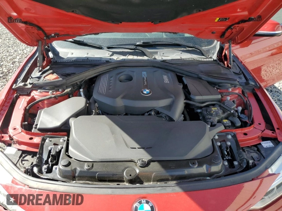 2017 BMW 4 Series 430i xDrive with VIN WBA4F9C54HG439603, listed as a Copart auction lot 62525125 with 40,331 mi miles and Salvage title. Bid and sale history available at DreamBid. Image 11.