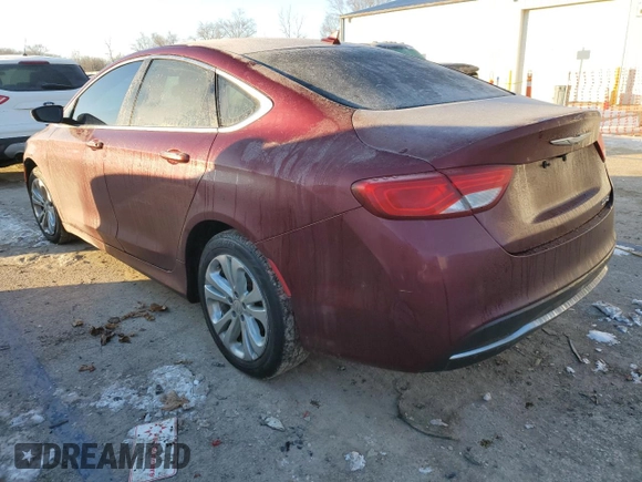 2016 Chrysler 200 C with VIN 1C3CCCCB8GN119807, listed as a Copart auction lot 87462224 with 59,319 mi miles and Salvage Title. Bid and sale history available at DreamBid. Image 2.