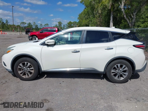 2016 Nissan Murano S with VIN 5N1AZ2MG2GN144123, listed as a IAAI auction lot 42041165 with 60,854 mi miles and . Bid and sale history available at carsss.com. Image 14.